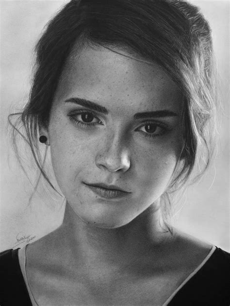 emma watson pencil drawing|how to draw emma watson.